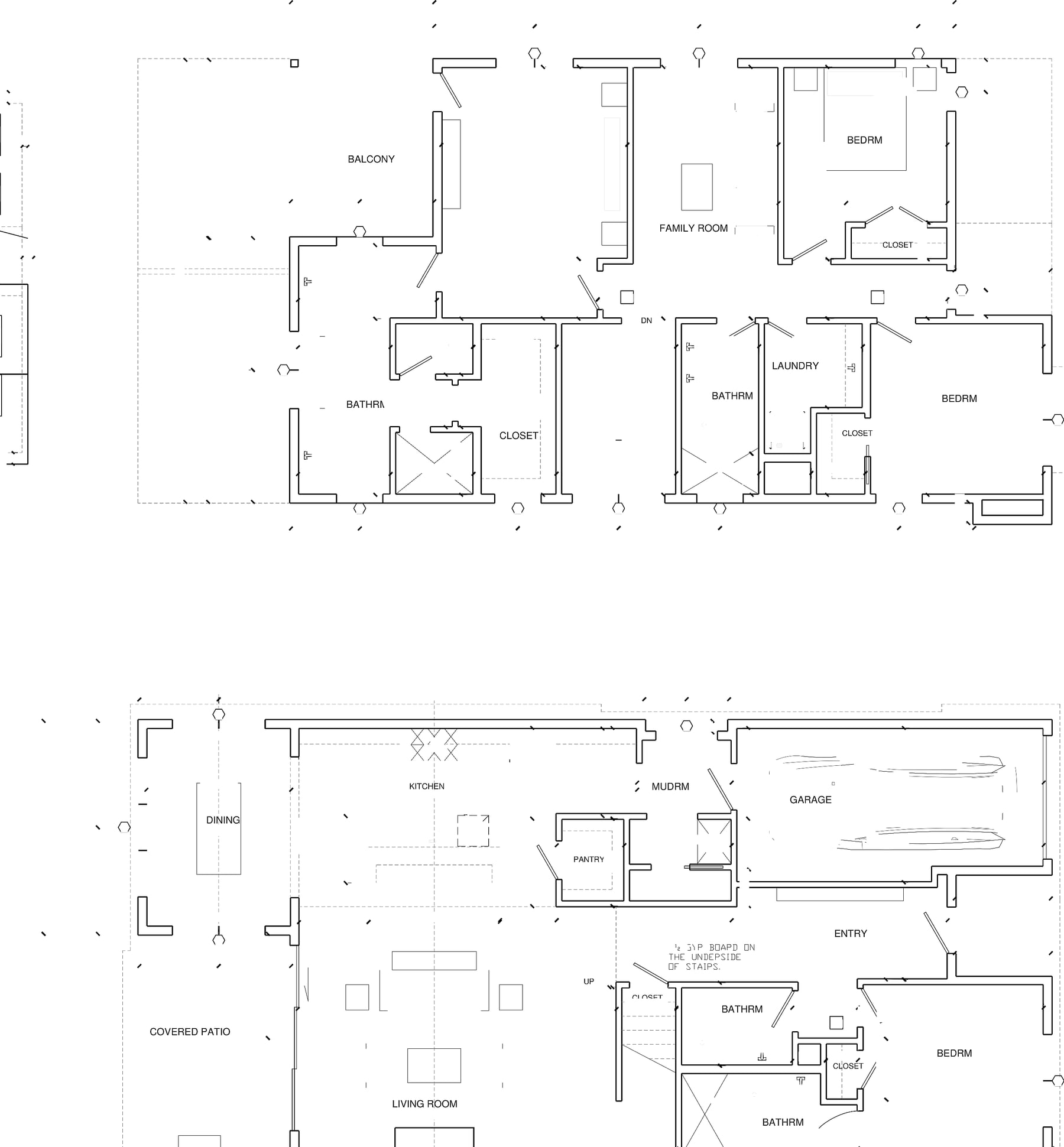 Floor plans for Bellaire Drive Building 2