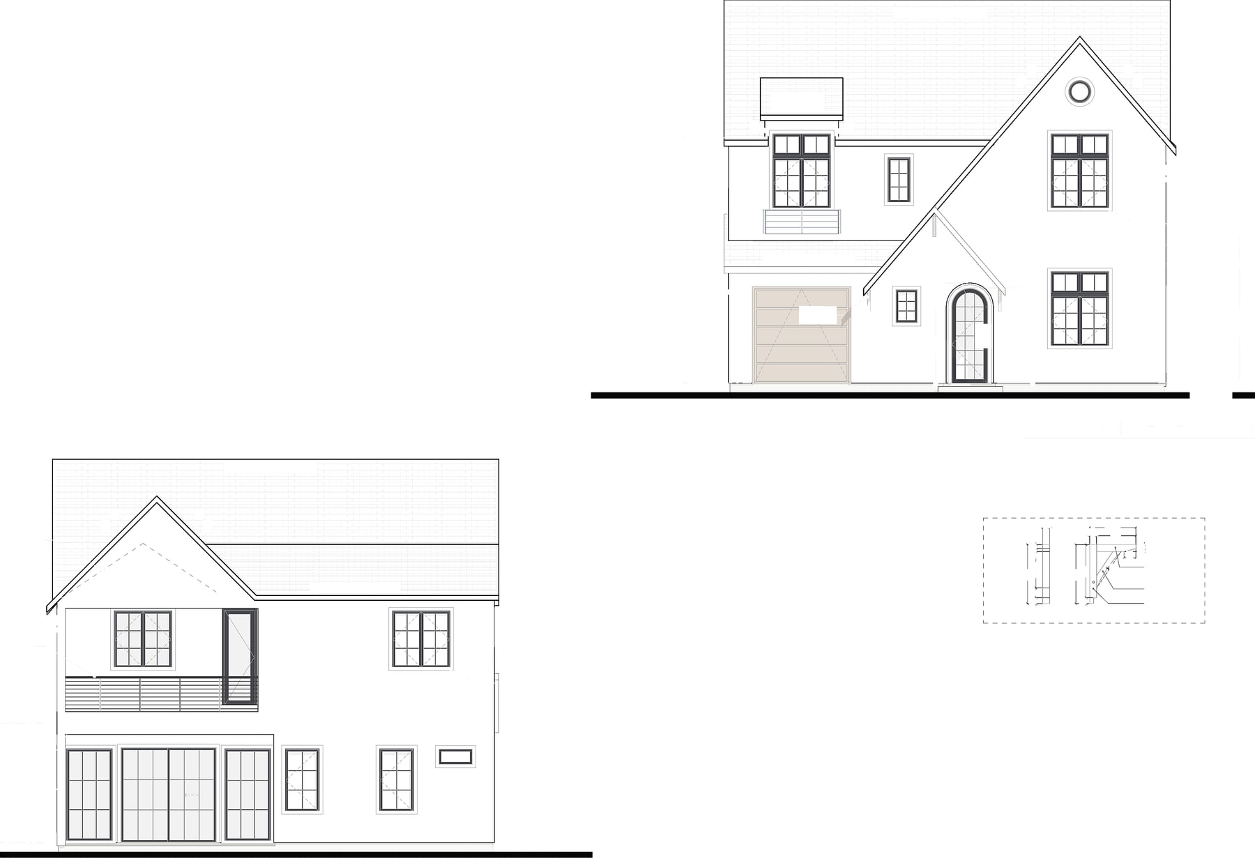 Exterior elevations for Green Forest Building 2