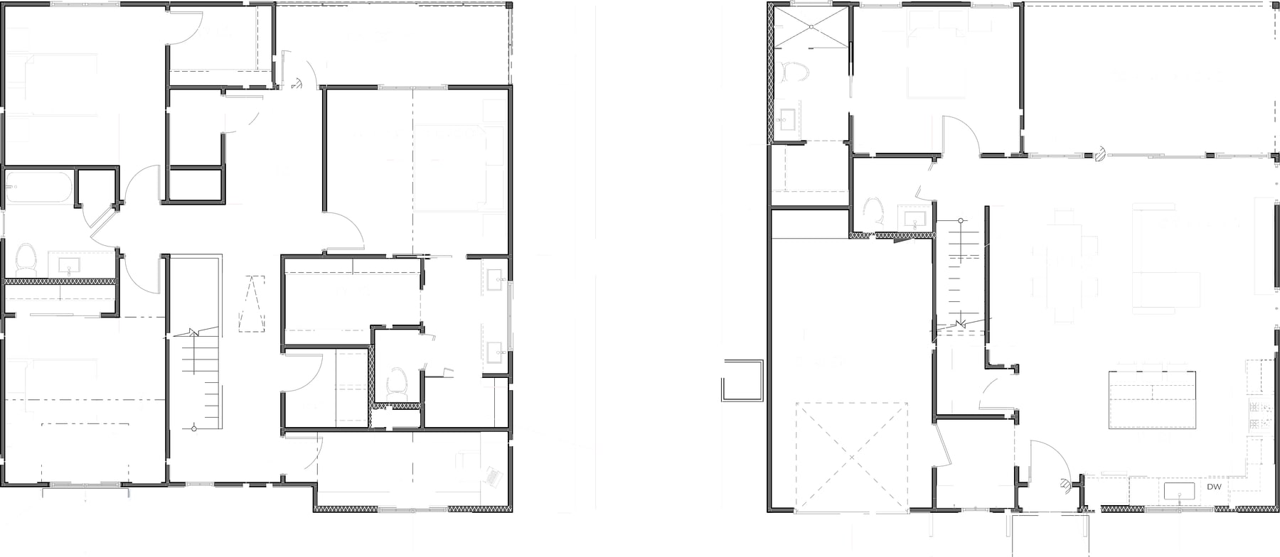 Floor plans for Green Forest Building 2