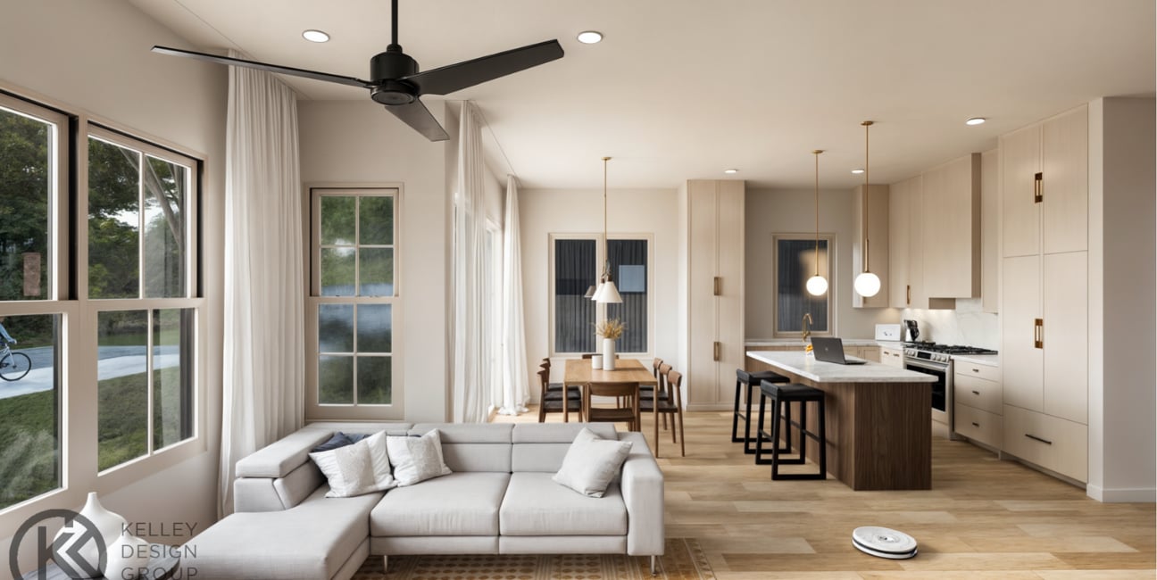 Elevation study of a Majestic Enclave residence