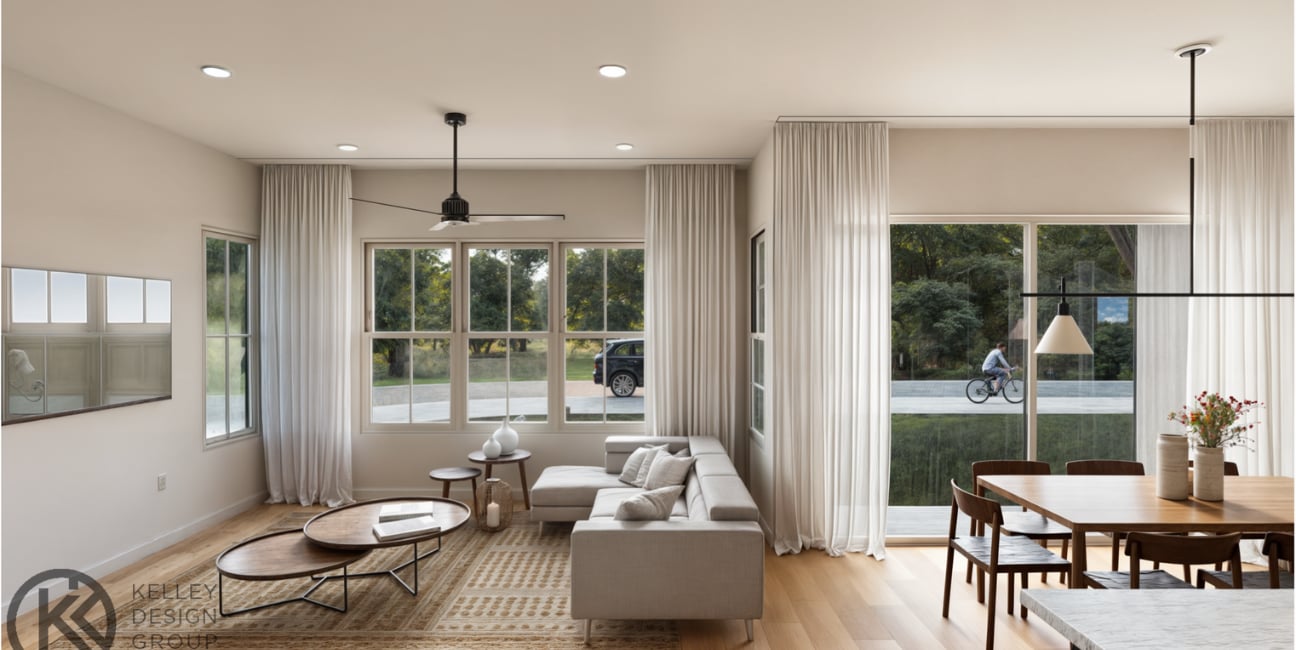Elevation view of Majestic Enclave street-facing facade